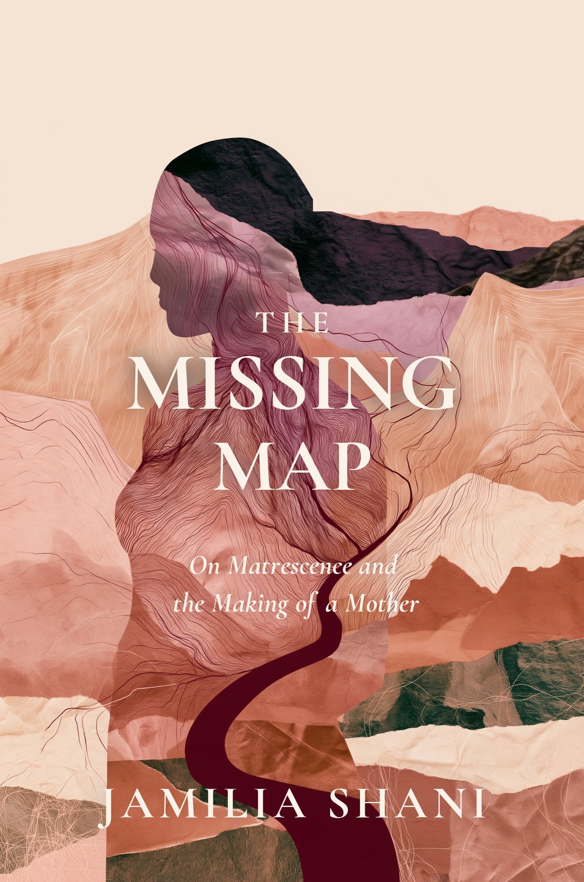 Cover of The Missing Map: On Matrescence and the Making of a Mother by Jamilia Shani.